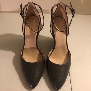 Nine West Gray Wedge Heels
